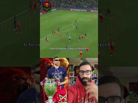 أشرف حكيمي نجم و قائد المنتخب المغربي يتعرض للإصابة بسبب استهتار لويس انريكي مدرب باريس  #shorts