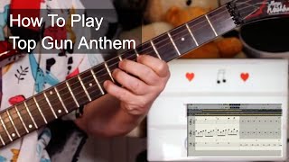 'Top Gun Anthem' Steve Stevens Guitar Lesson