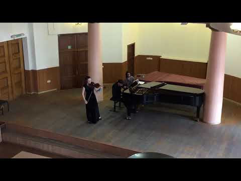 M.Ravel- "Tzigane". Inna Smirnova-violin. Stanislav Kalinin-piano.