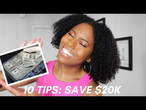 Part of a video titled Money Saving Tips | How To Save $20,000 in 6 months - YouTube