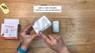 Video de TIMBRE INALAMBRICO SANDERSON - APTO INTEMPERIE - 200MT A PILAS (NO INCLUIDAS)