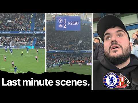 LAST MINUTE GOAL SENDS SUNDERLAND FANS WILD! 😱 Chelsea Heartbreak at Stamford Bridge ⚽️ | Vlog
