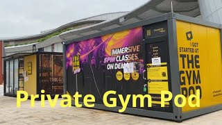 THE GYM POD | PRIVATE GYM | FIRST GYM CONTAINER | CHEPA IN THE GYM