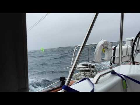 Crossing Biscay, June 2016. Discovery 58.