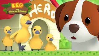 Download lagu NEW: Adventure Time with HERO! 🚶🐕 | It's Hero Time | Leo the Wildlife Ranger | Kids Cartoons mp3