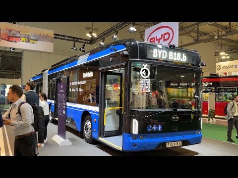 Thumbnail for New BYD B18.b (2026) – The 18-Meter Electric City Giant! | NME Milano 2026 Walkaround by SEAT, Vehicle, Van