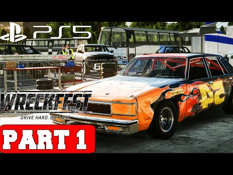 Wreckfest PS5 Gameplay Walkthrough Part 1 - No Commentary (PS5 Version)
