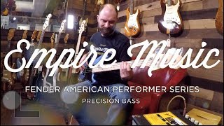 Video thumbnail for Fender American Performer Precision Bass Review by Empire Music