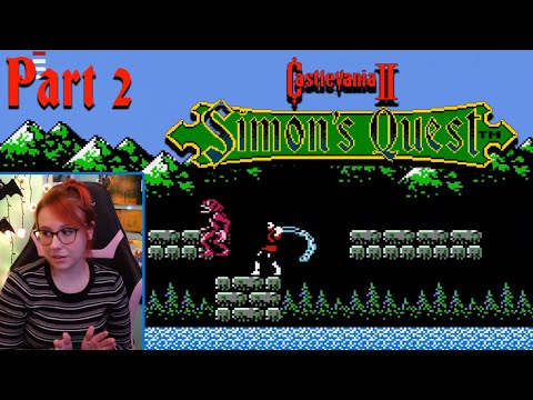 So I think I like this game now! Simon's Quest on NES Part 2! Erin Plays Extras