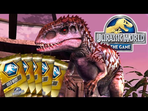 Jurassic World: The Game #100 - HUGE PACK OPENING & INDOMINUS REX STAGE 3! | LP JW German