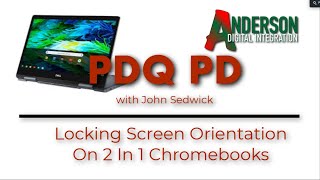 Locking Screen Orientation in Tablet Mode