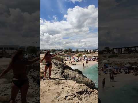 Best beach-👙Cala Monaci, Monopoli⛱️Puglia, Emerald water🌊/ Italy #calamonaci #puglia #short #shorts