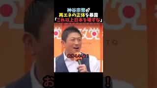 【バッサリ】神谷宗幣が再エネの正体を暴露【参政党】