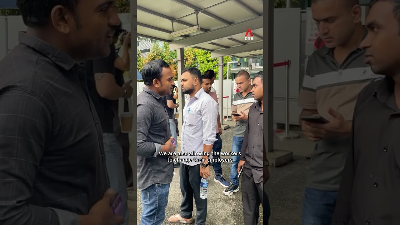 Over 100 migrant workers demanded unpaid wages from two Singapore engineering firms in late June