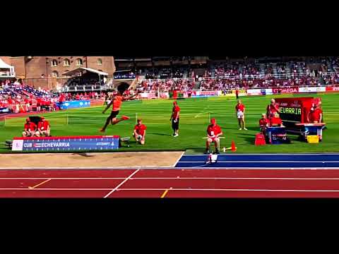 Juan Miguel Echevarria Long Jump 8.83m Slow Motion