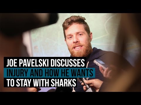 Joe Pavelski discusses injury and says he wants to stay with Sharks