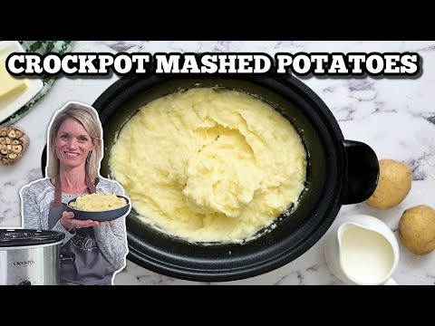Crockpot Mashed Potatoes - The EASIEST Way to Make Mashed Potatoes for a Holiday