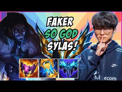 FAKER SO GOD SYLAS! T1 Faker plays Sylas mid vs Syndra | FAKER WORLD 2023 | League of esports