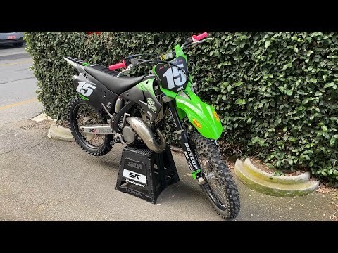 Kx125 Build | Behind the scenes SKDA Moto Graphics