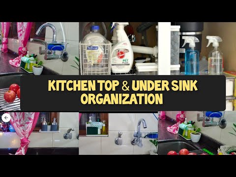 Kitchen sink organization ideas|| gardening and organizing t...