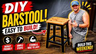 The Easiest DIY Barstool You'll Ever Build!
