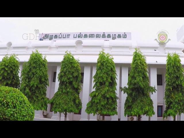 Alagappa University vidéo #1
