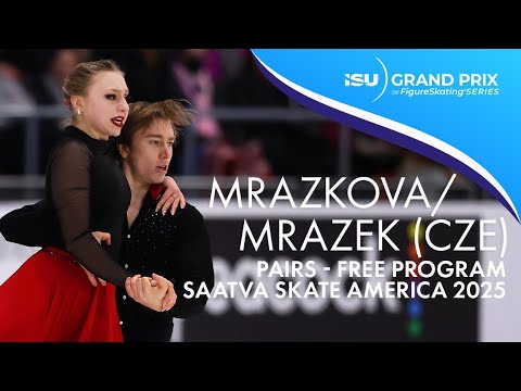 Katerina MRAZKOVA / Daniel MRAZEK | Ice Dance Free Dance | Saatva Skate America 2025 | #GPFigure