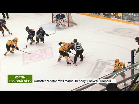 VSETÍN: Dorostenci dotahovali marně. Tři body si odvezl Šumperk