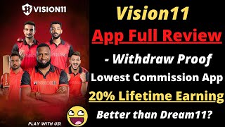 Vision11 app Review - Best Fantasy app for PROFIT in 2022 | Fantasy cricket app like Dream11