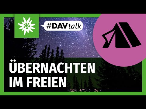 Übernachten im Freien | #DAVtalk
