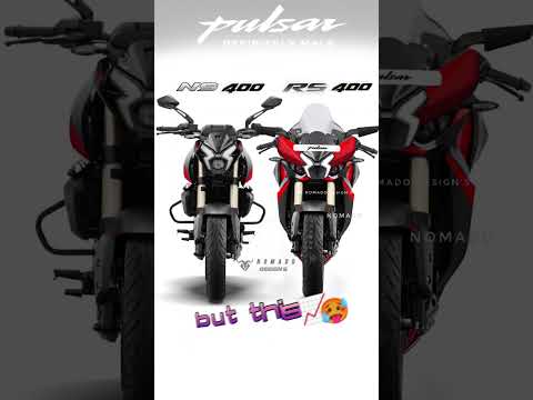 Pulsar rs 400 z and ns 400 z concept new concept by nomado design's ⚡💀#rs400 #bajaj #pulsar #shorts