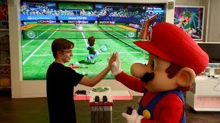 Mario Tennis Aces Launch Tournament at Nintendo NY
