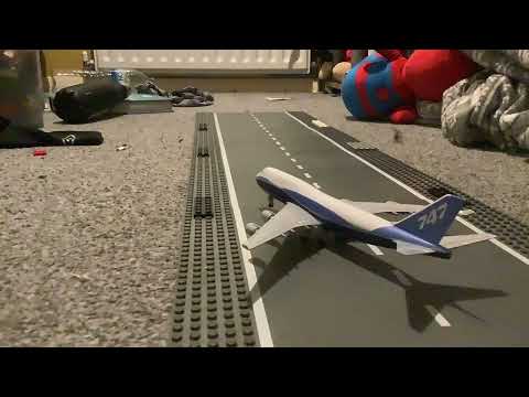 boeing 747-8 crash stop motion