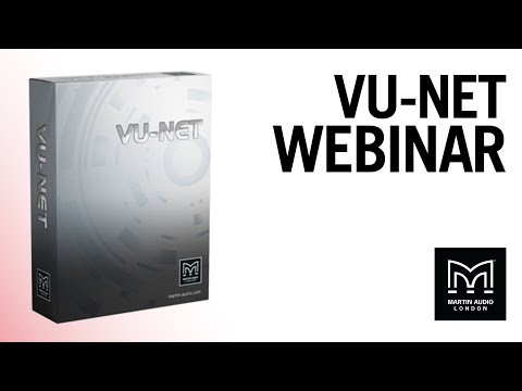 Martin Audio VU-NET Training Webinar Video