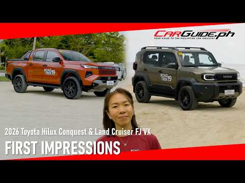 Thumbnail for 2026 Toyota Hilux Conquest & Land Cruiser FJ First Impressions | CarGuide.PH by Toyota Land Cruiser