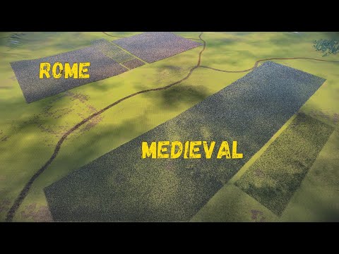 Roman Legion vs Medieval Army - UEBS 2