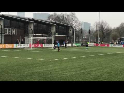 Ajax Zaterdag 2 - DOVO 2 Bekerwedstrijd penaltyserie (2016)