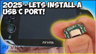 Guide to installing a USB C port on a PS Vita 1000