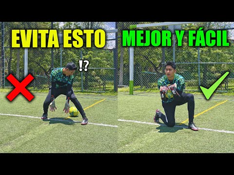 APRENDE 5 ATAJADAS BÁSICAS Y FÁCILES 🧤🥅 Que todo PORTERO de FUTBOL debe dominar (Guia básica) ⚽️