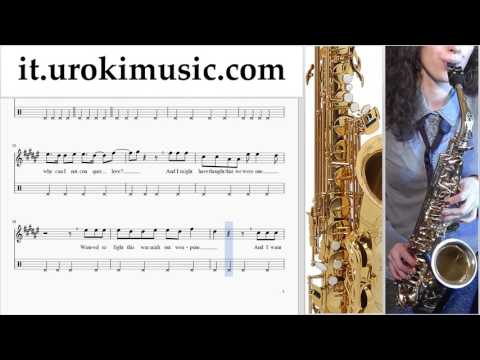 Lezioni di Sassofono Contralto Sia Elastic Heart Parte#2 Melodia Tutorial Spartito Imparare