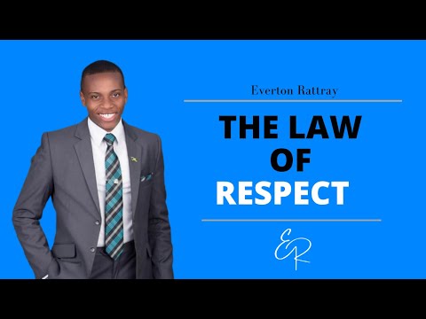The Law of Respect by John Maxwell | Everton Rattray