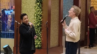 Lea Salonga, Clay Aiken performs "Sounding Joy" at Solaire Resort's Christmas Tree Lighting event
