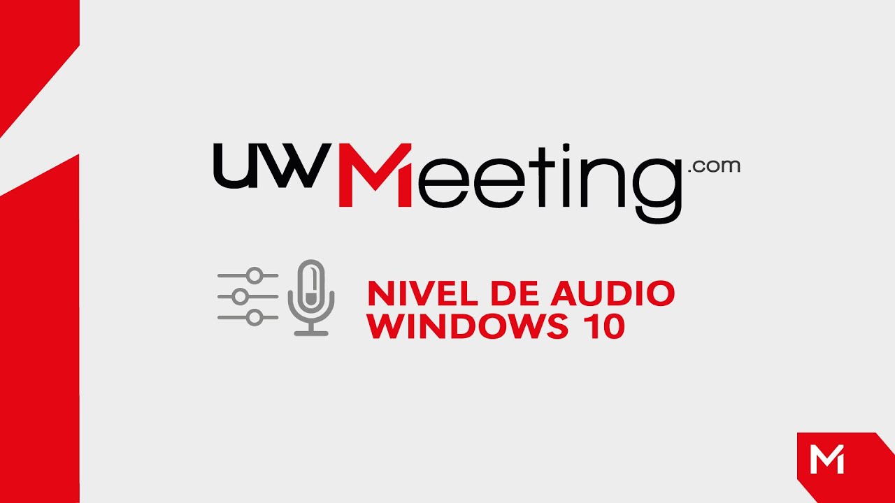 Windows - le niveau du micro