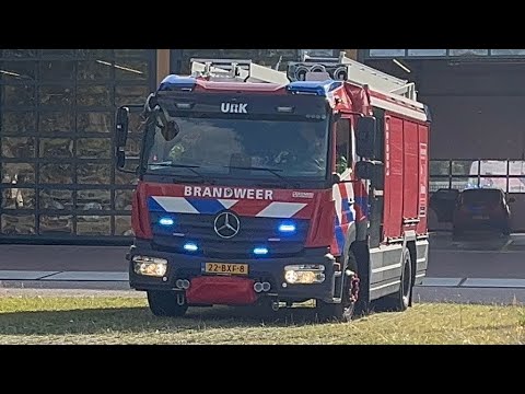 P1 Ongeval Gevaarlijke Stoff ( Gaslekkage ) Buiten Domineesweg | TS25-6531 Brandweer Urk