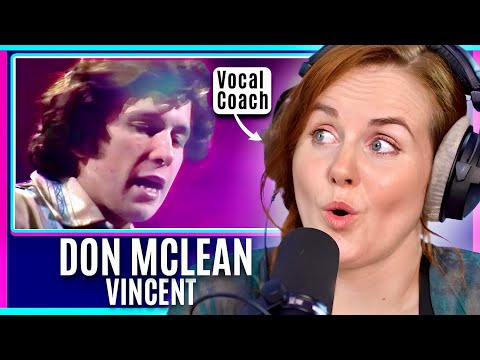 Don McLean's BEAUTIFUL Van Gogh Tribute | Vocal Coach Analysis | Vincent Reaction