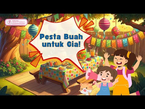 Pesta Buah untuk Gia | Cerita Anak Lucu & Edukatif | Birthday and Fruits | Cerita Anak Gianella