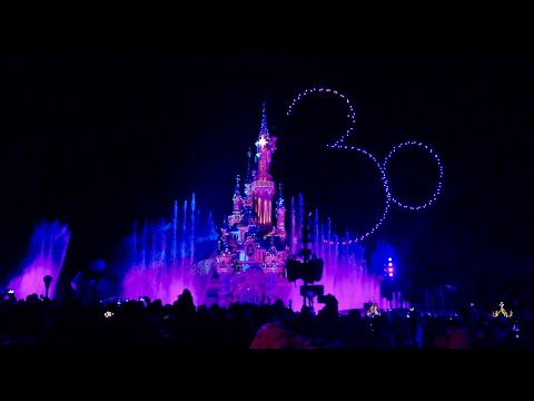 Disneyland Paris 30th Anniversary Spectacular Drone And Projection Show Disney D-Light 4K