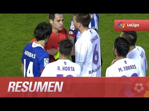 Resumen de Deportivo de la Coruña (3-3) Málaga CF