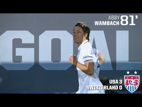 WNT vs. Switzerland: Abby Wambach Goal - March 6, 2015