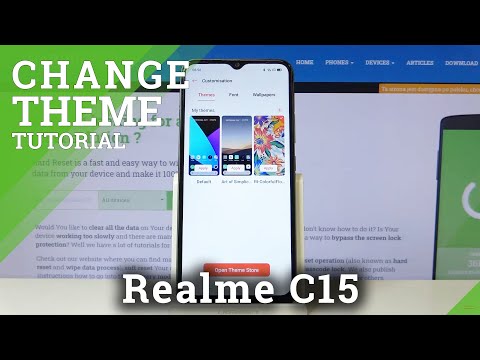 How to Change Device’s Theme in REALME C15 – Change Menu Look